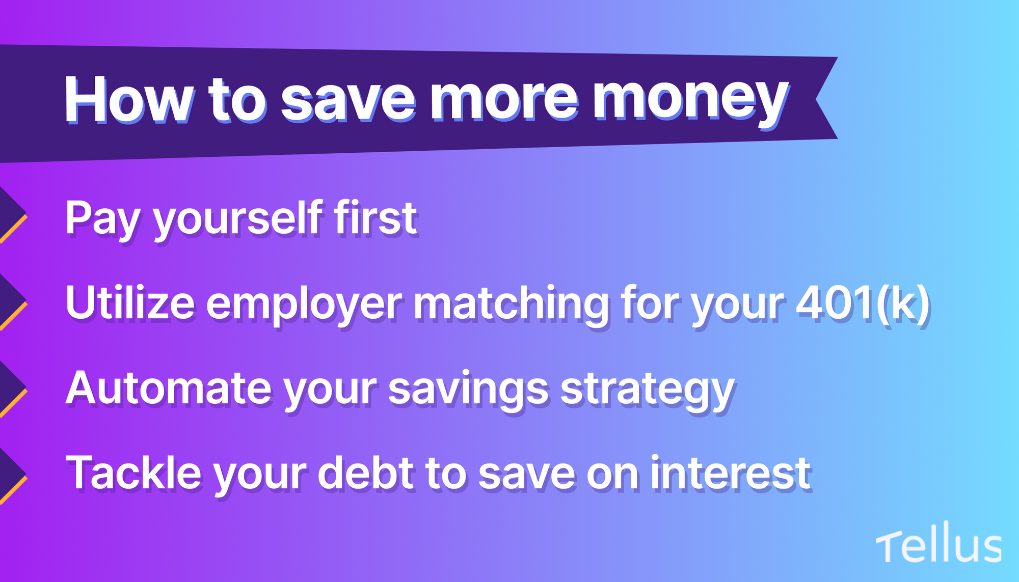 Money saving strategies