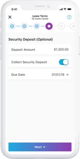 Security Deposit