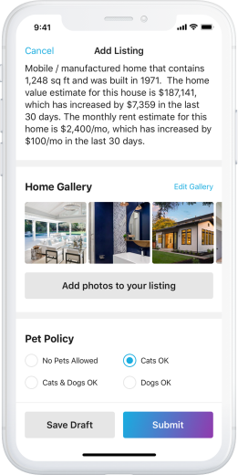 Rental Listing